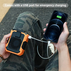 Portable Waist Fan with USB Rechargeable Design